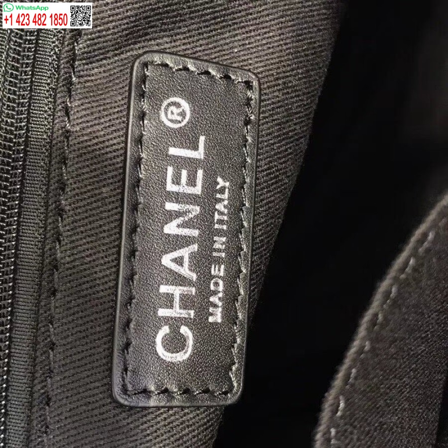 Replika Chanel Deauville Láncos Válltáska 33 Cm Magas Vászon Felsőtáska A66939