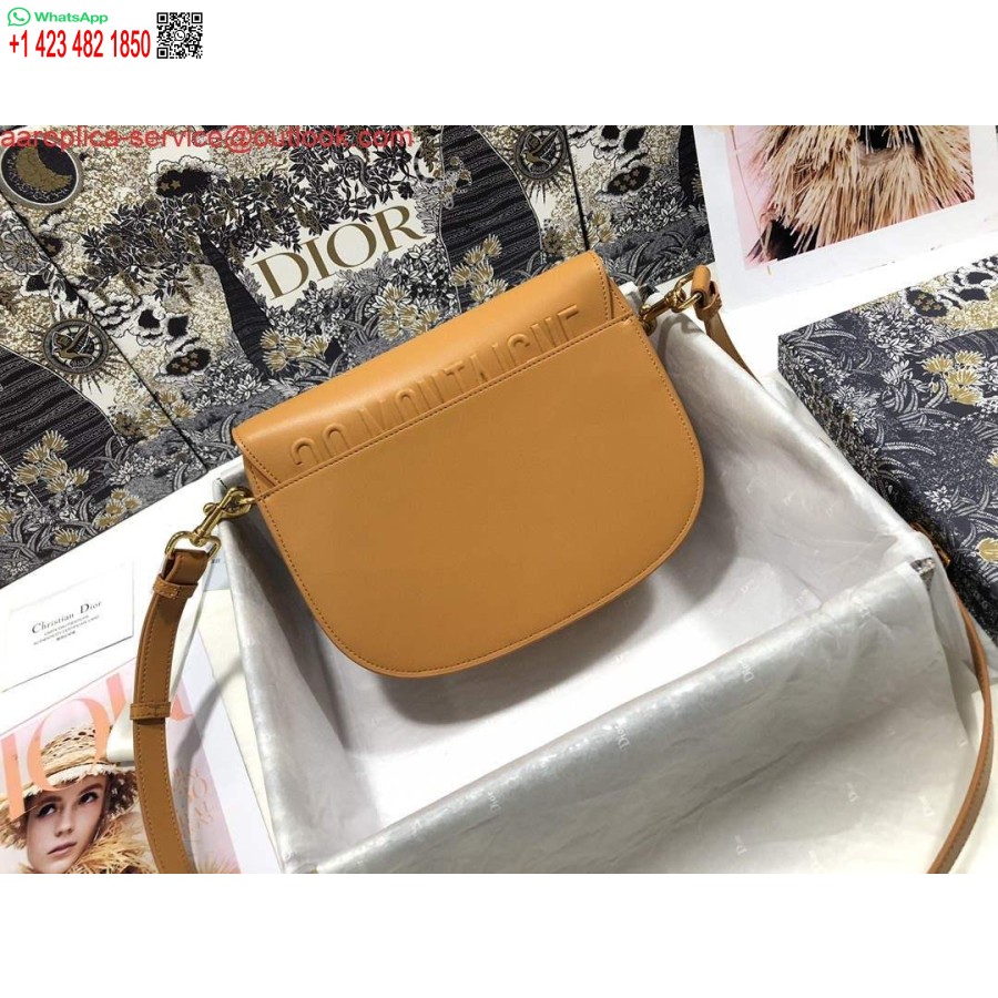 Réplique Dior M9319 Sac Dior Moyen Bobby Cuir De Veau Box Beige