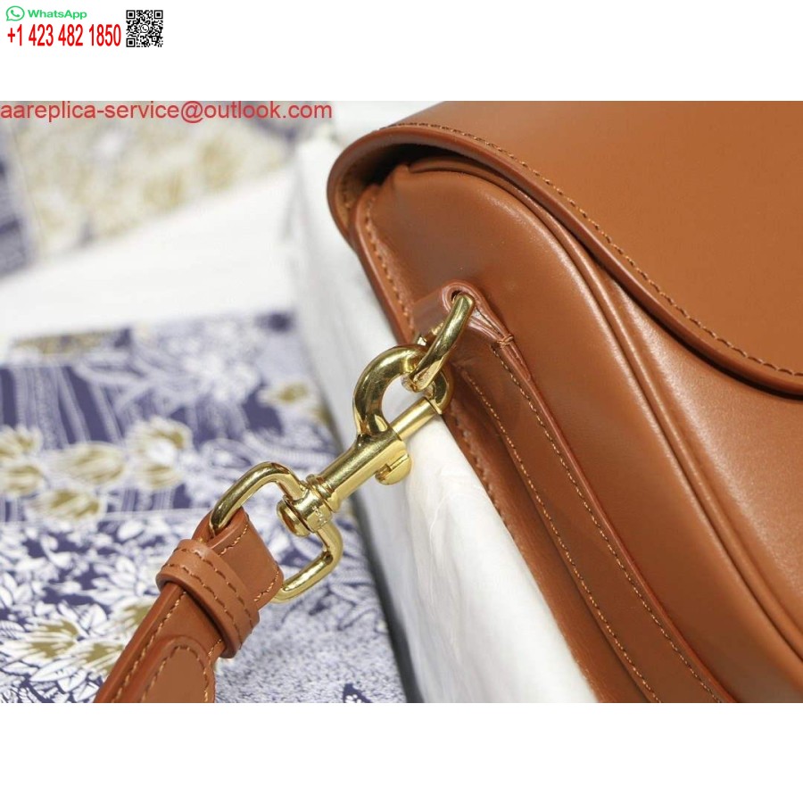 ماکت دیور M9319 کیف بابی مدیوم دیور باکس قهوه ای پوست گوساله