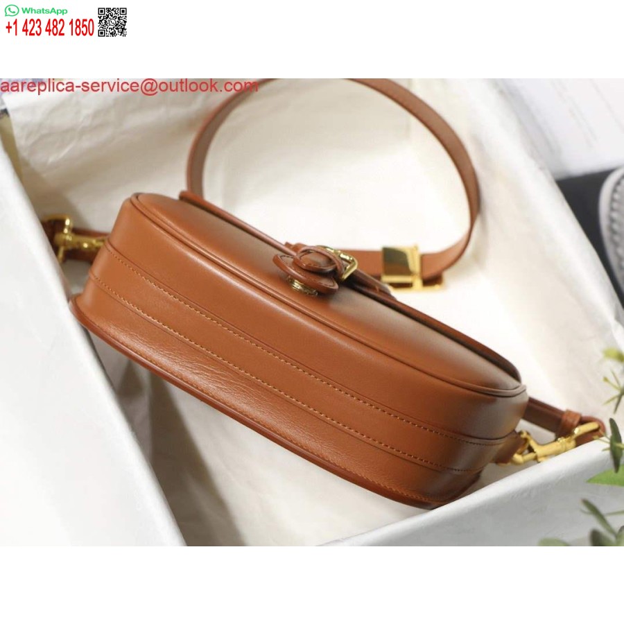 ماکت دیور M9319 کیف بابی مدیوم دیور باکس قهوه ای پوست گوساله