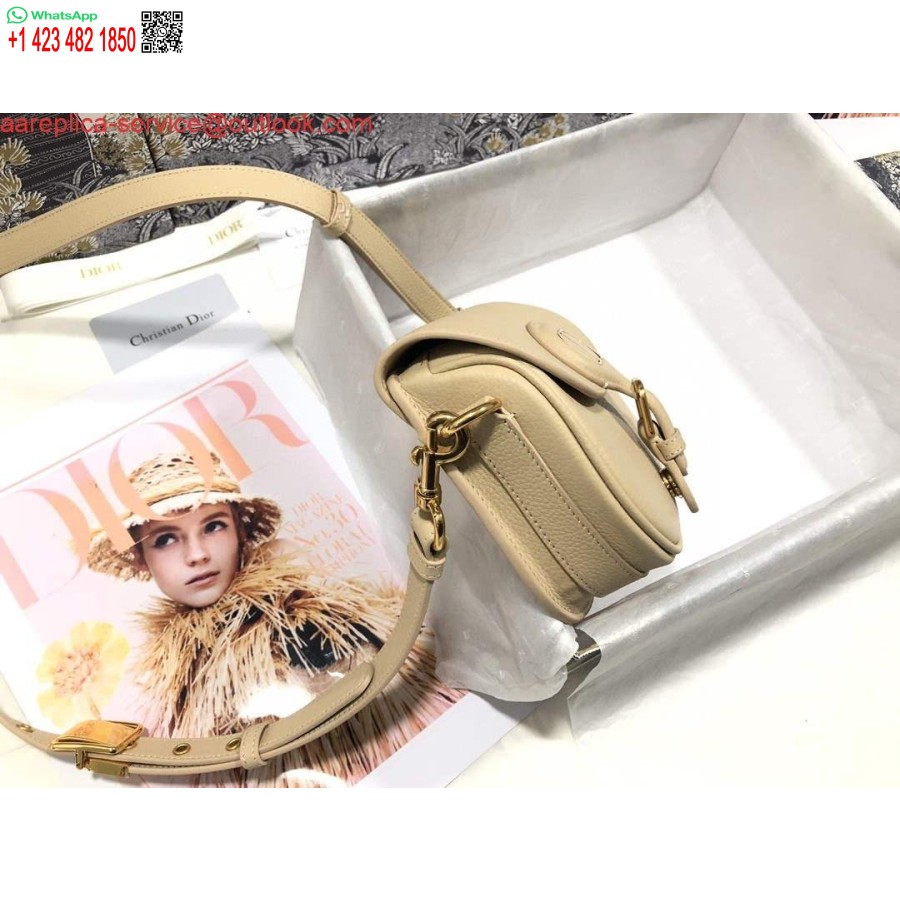 نسخة طبق الأصل من ديور M9319 حقيبة ديور بوبي متوسطة الحجم مصنوعة من جلد العجل