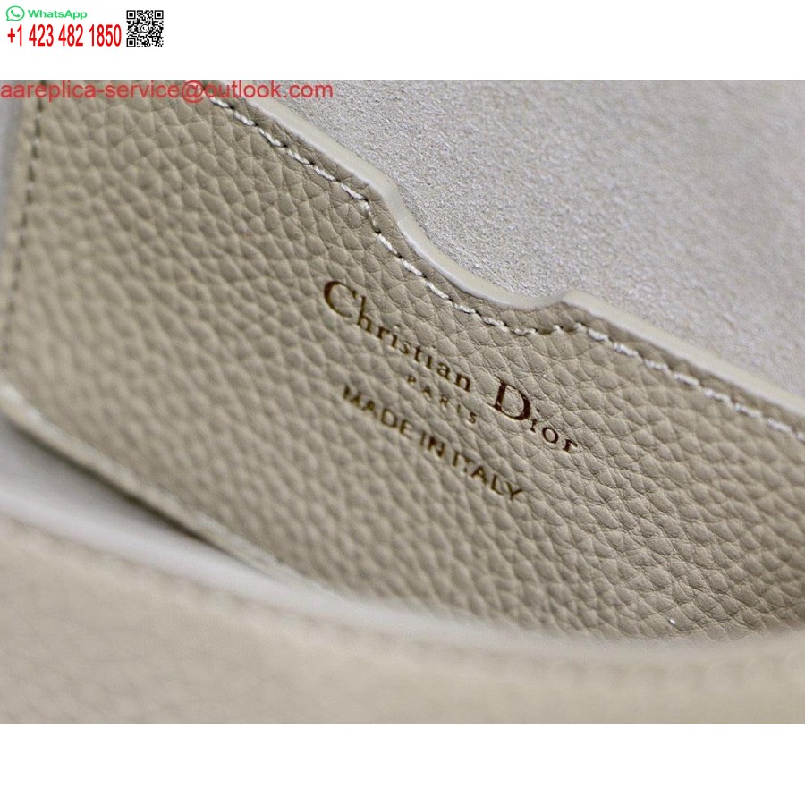 Replica Dior M9319 Vidutinis Bobby Bag Smėlio Spalvos Grūdėtas Blauzdos Oda