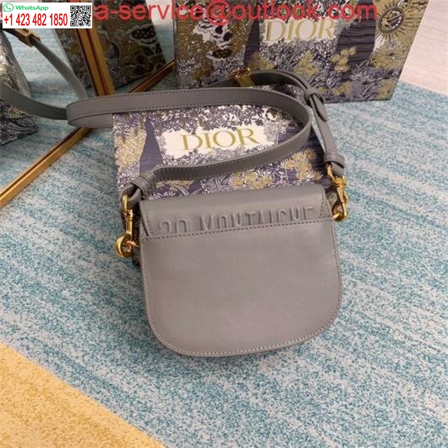 Réplique Dior M9317 Dior Bobby Petit Sac à Bandoulière 9268 Gris