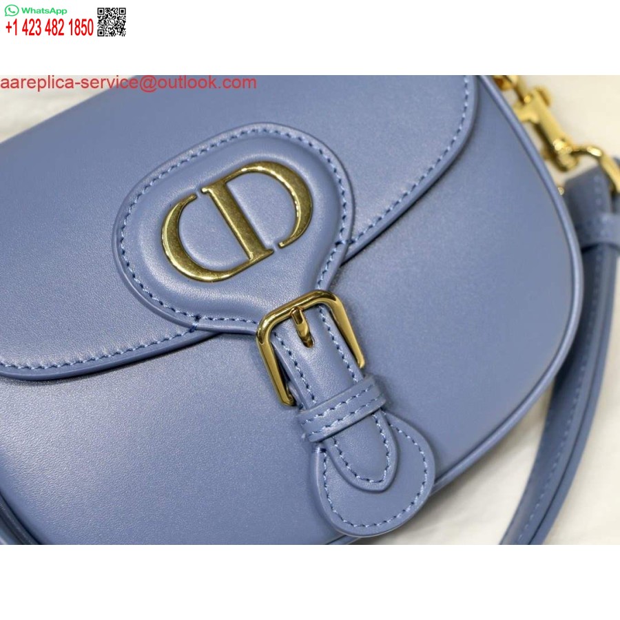 Replica Dior M9317 Crossbody Small Dior Bobby Bag Lake Blue Box Veršio Oda