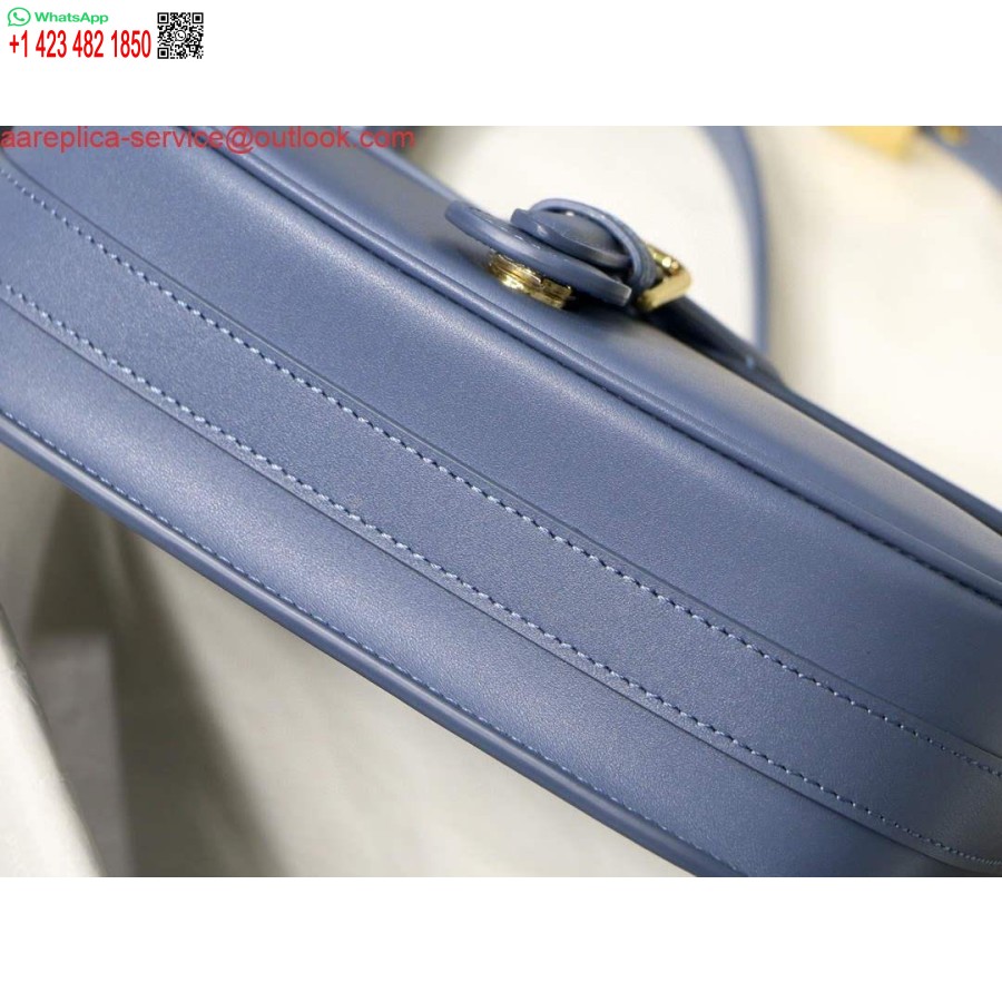Replica Dior M9317 Crossbody Small Dior Bobby Bag Lake Blue Box Veršio Oda