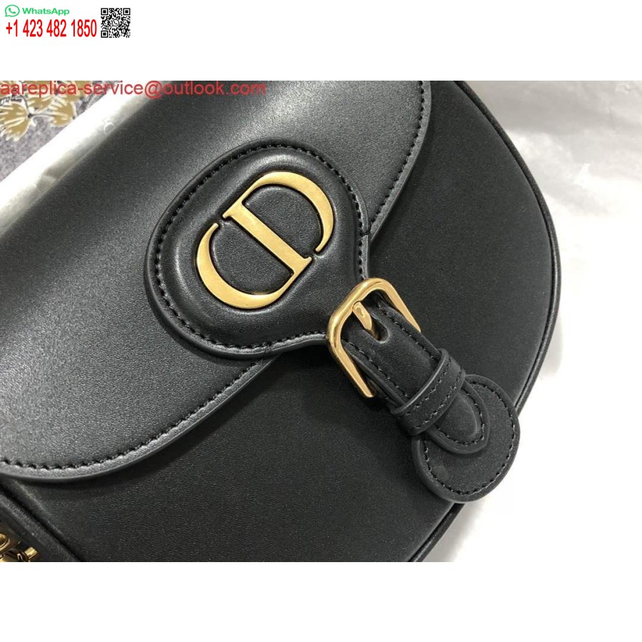 Replica Dior M9317 Tracolla Piccola Borsa Dior Bobby Scatola Nera In Pelle Di Vitello
