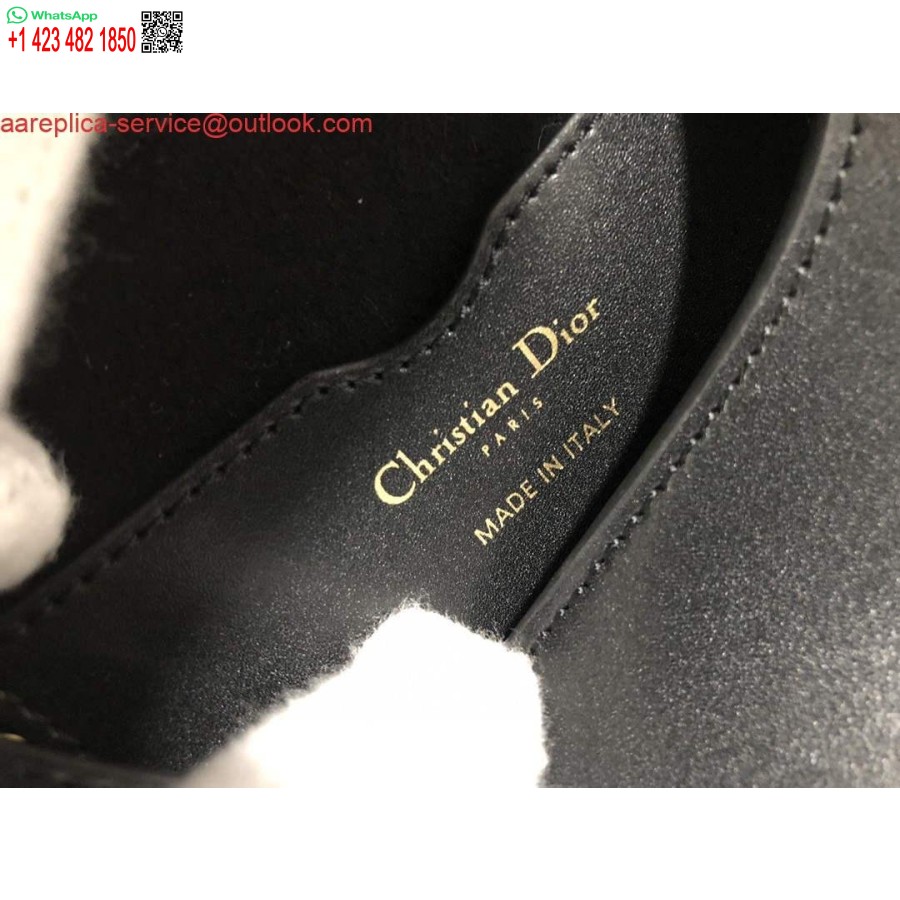 Replica Dior M9317 Tracolla Piccola Borsa Dior Bobby Scatola Nera In Pelle Di Vitello