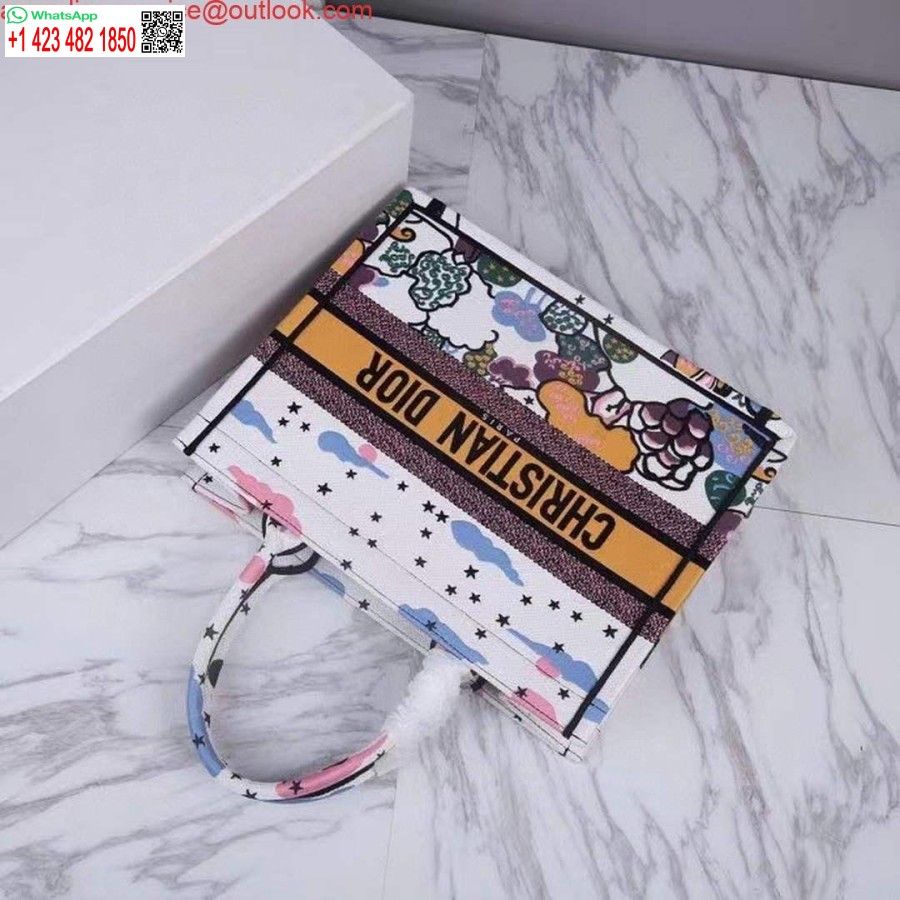 Replica Dior Vidutinė Knyga, Latte Dior Ciel De Rêve Siuvinėjimas M1296