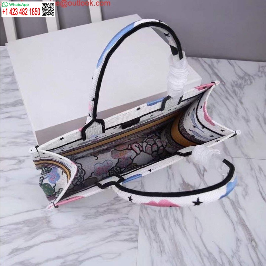 Replica Dior Vidutinė Knyga, Latte Dior Ciel De Rêve Siuvinėjimas M1296