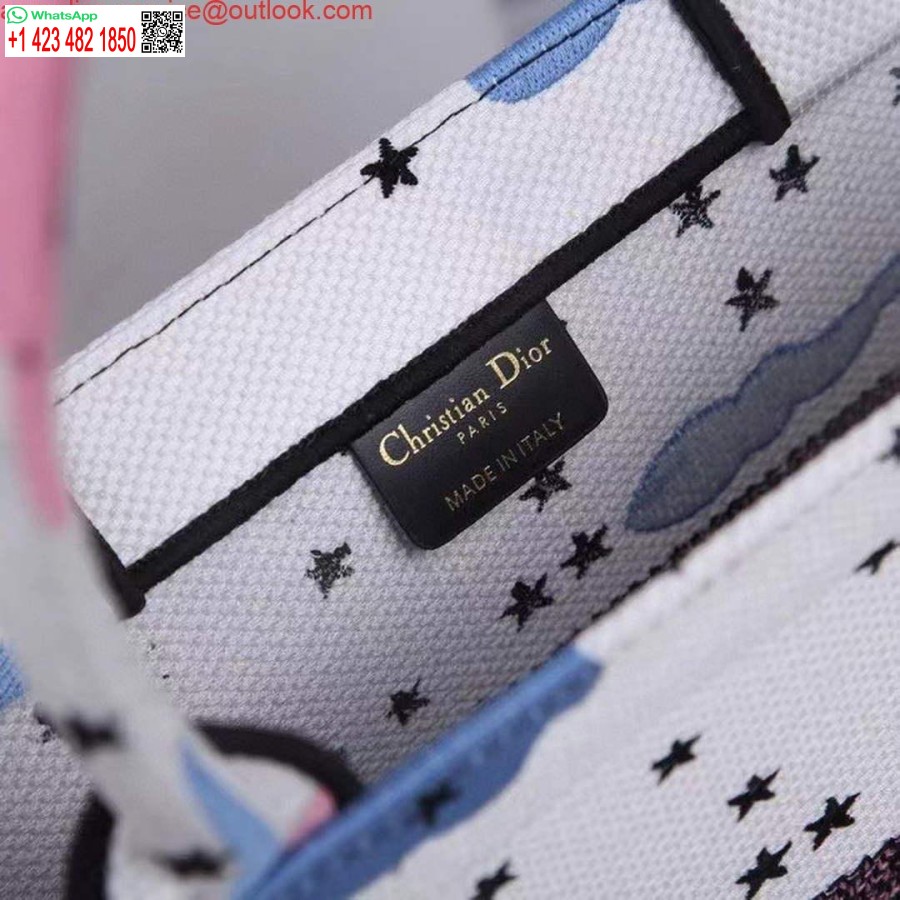 Replica Dior Vidutinė Knyga, Latte Dior Ciel De Rêve Siuvinėjimas M1296