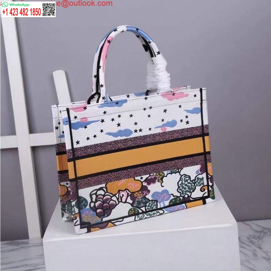 Replica Dior Vidutinė Knyga, Latte Dior Ciel De Rêve Siuvinėjimas M1296