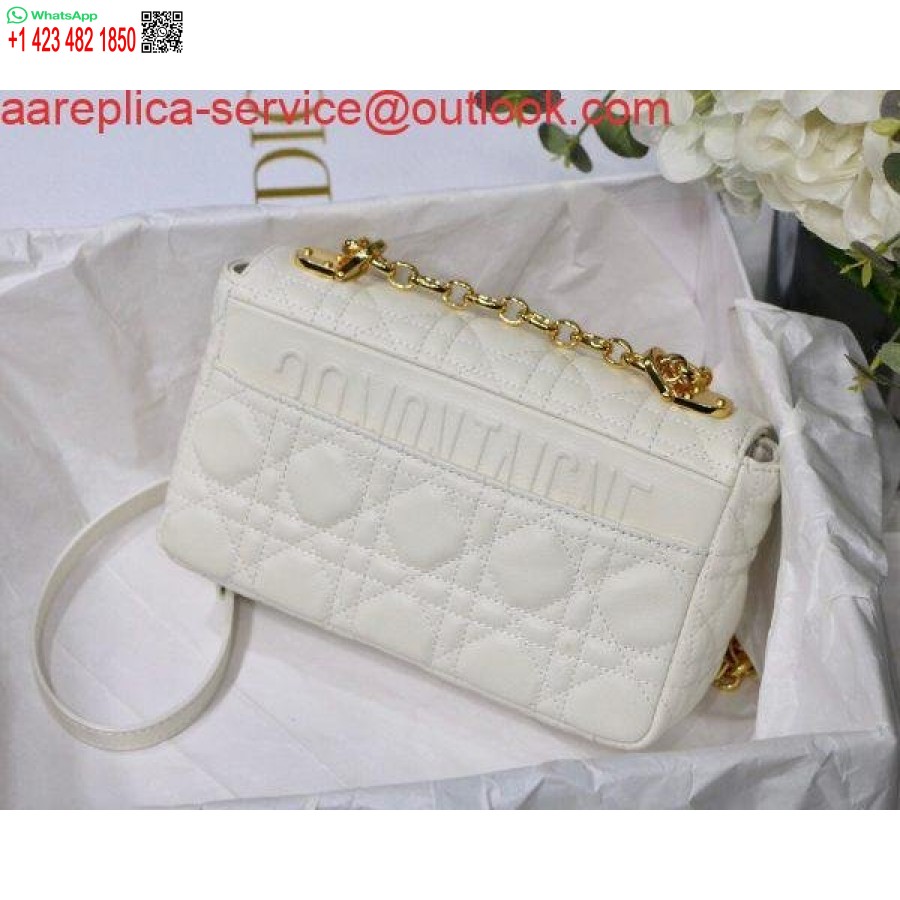 Replica Dior M9241 Dior Dior Small Dior Caro Bag White