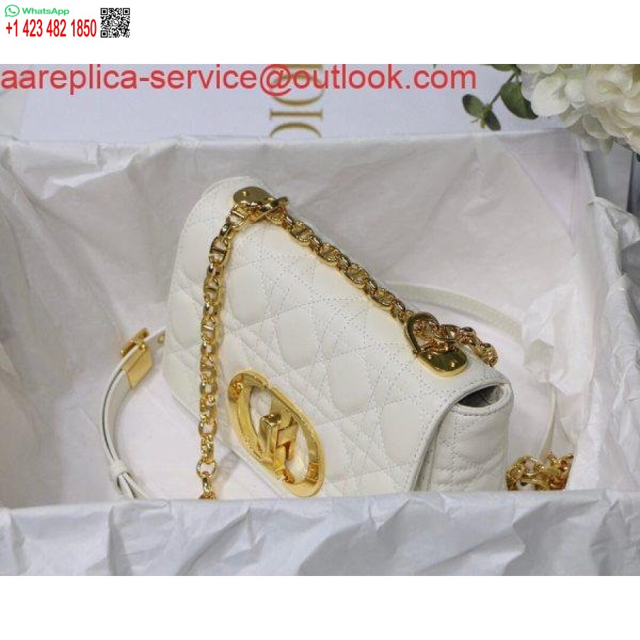 Replica Dior M9241 Dior Dior Small Dior Caro Bag White