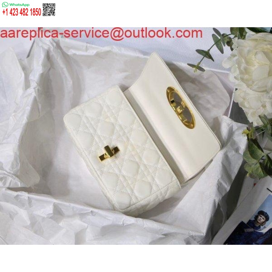 Replica Dior M9241 Dior Dior Small Dior Caro Bag White