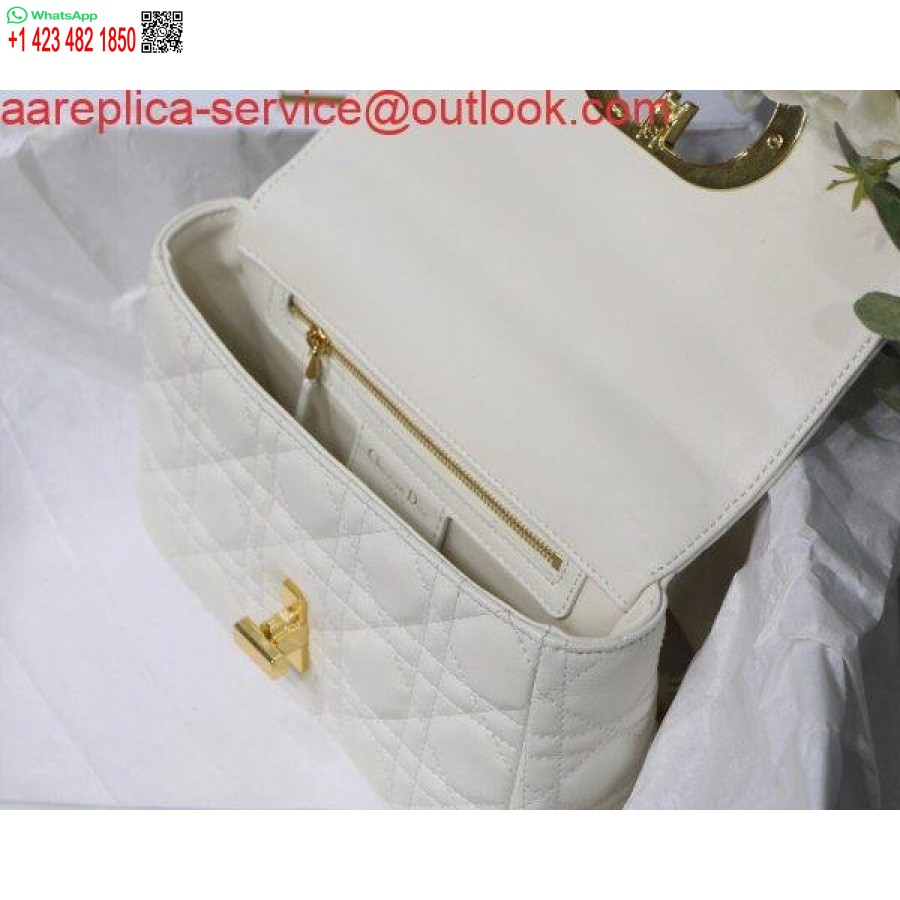 Replica Dior M9241 Dior Dior Small Dior Caro Bag White