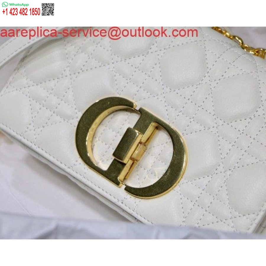 Réplique Dior M9241 Dior Petit Sac Caro Dior Blanc