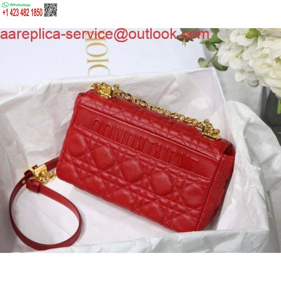 Réplica Dior M9241 Dior Pequeño Bolso Dior Caro Rojo