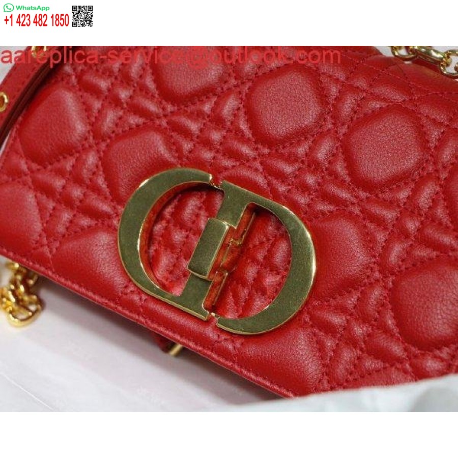 Réplique Dior M9241 Dior Petit Sac Caro Dior Rouge