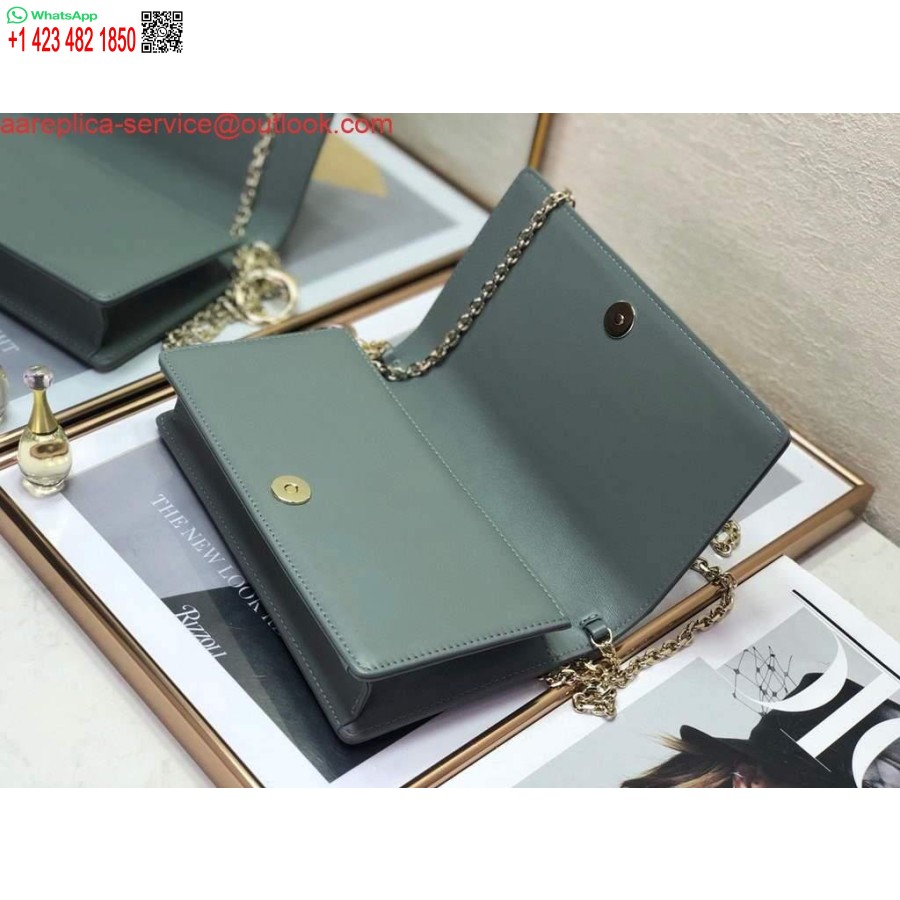 Replica Dior S0204 Lady Dior Maišelis Ultramatinis Cannage Blauzdos Oda šviesiai žalia