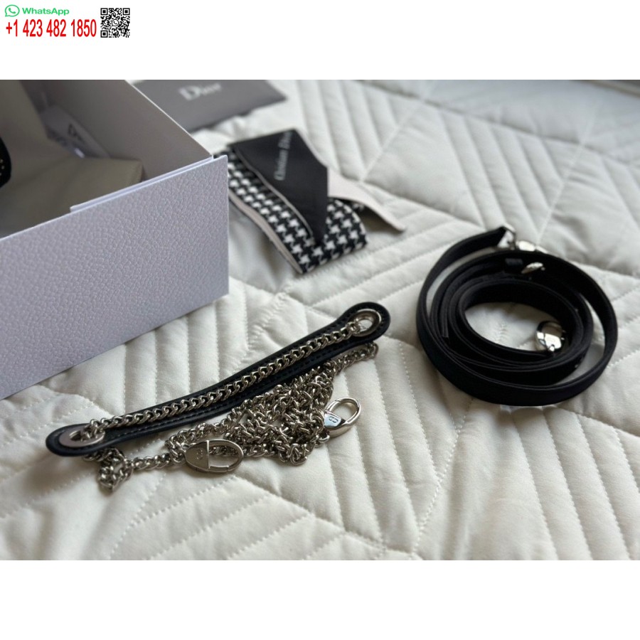 Neuankömmling Dior Princess Anna Tote Bag Black Diamond Handtasche