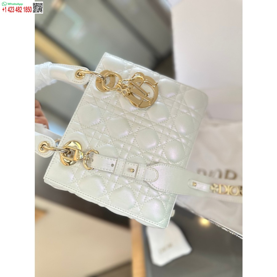 Nauja Atvykusi Dior Princesė Anna Krepšys Balta Rankinė