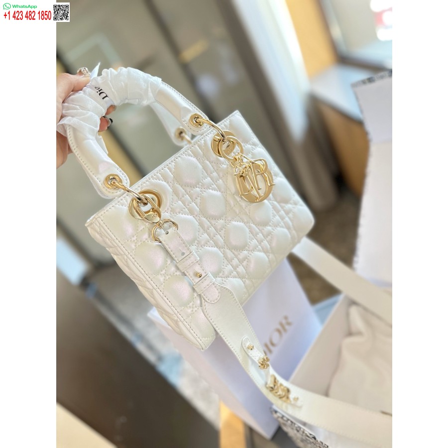 Nauja Atvykusi Dior Princesė Anna Krepšys Balta Rankinė