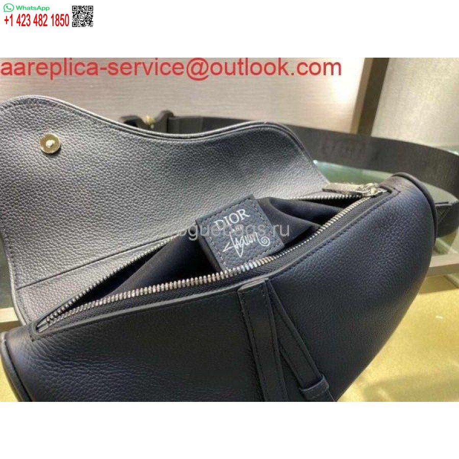 ماکت Dior M0446 کیف زینتی دیور سرمه ای کیف پوست گوساله