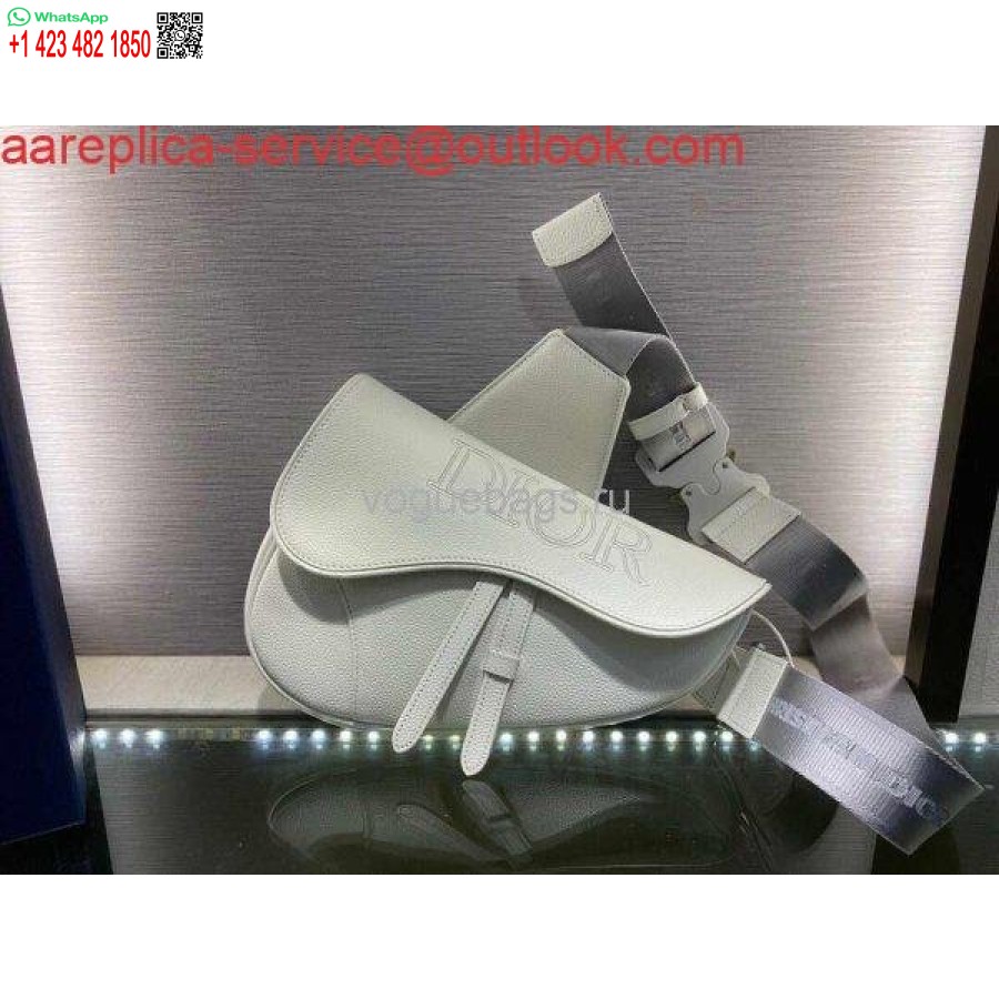 Replica Dior M0446 Satulalaukku Dior Vasikanahkainen Laukku Valkoinen