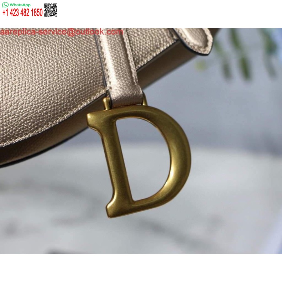 ماکت دیور M0446 کیسه زین دیور M0447 پوست گوساله دانه خاکستری نقره ای