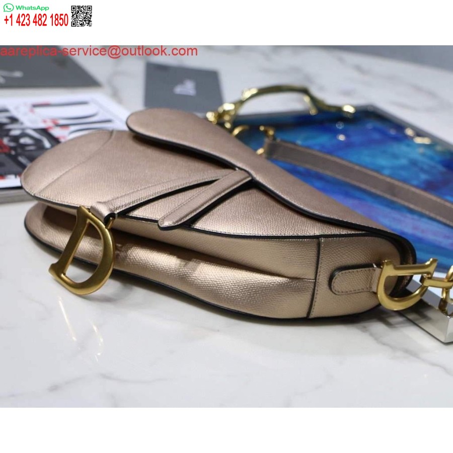 ماکت دیور M0446 کیسه زین دیور M0447 پوست گوساله دانه خاکستری نقره ای