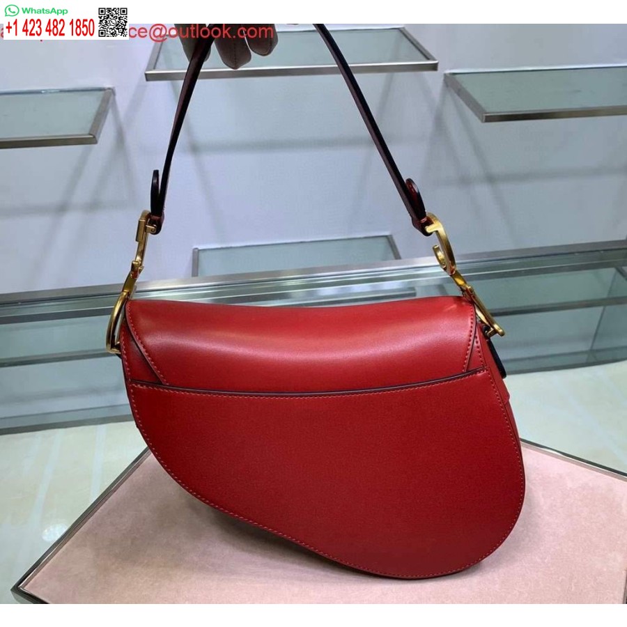 Replica Dior M0446 Dior Satulalaukku M0447 Punainen Vuohennahkainen Kultalaitteisto