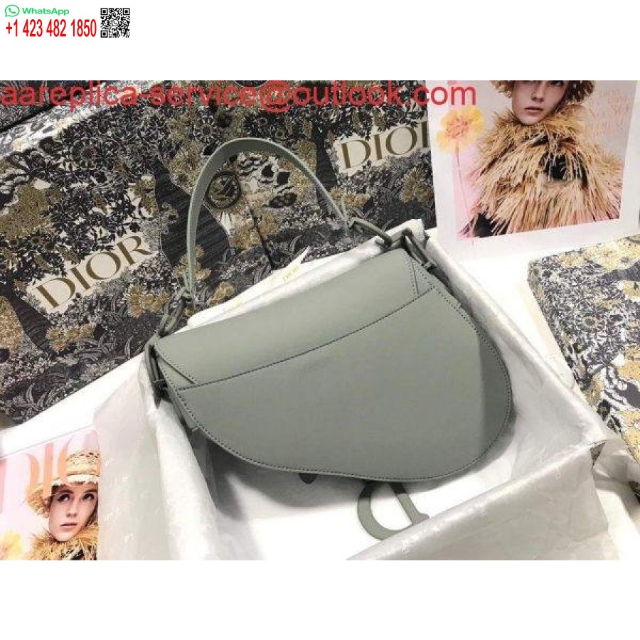 Replica Dior M0446 Dior Satulalaukku M0447 Harmaa Rakeinen Vasikannahka Harmaalla Laitteistolla