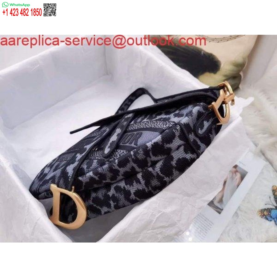 ماکت دیور M0446 کیسه زینی دیور میزا دوزی چند رنگ خاکستری