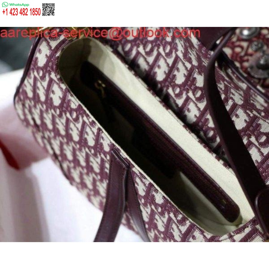 ماکت دیور M0446 کیسه زین بورگوندی دیور مایل ژاکارد