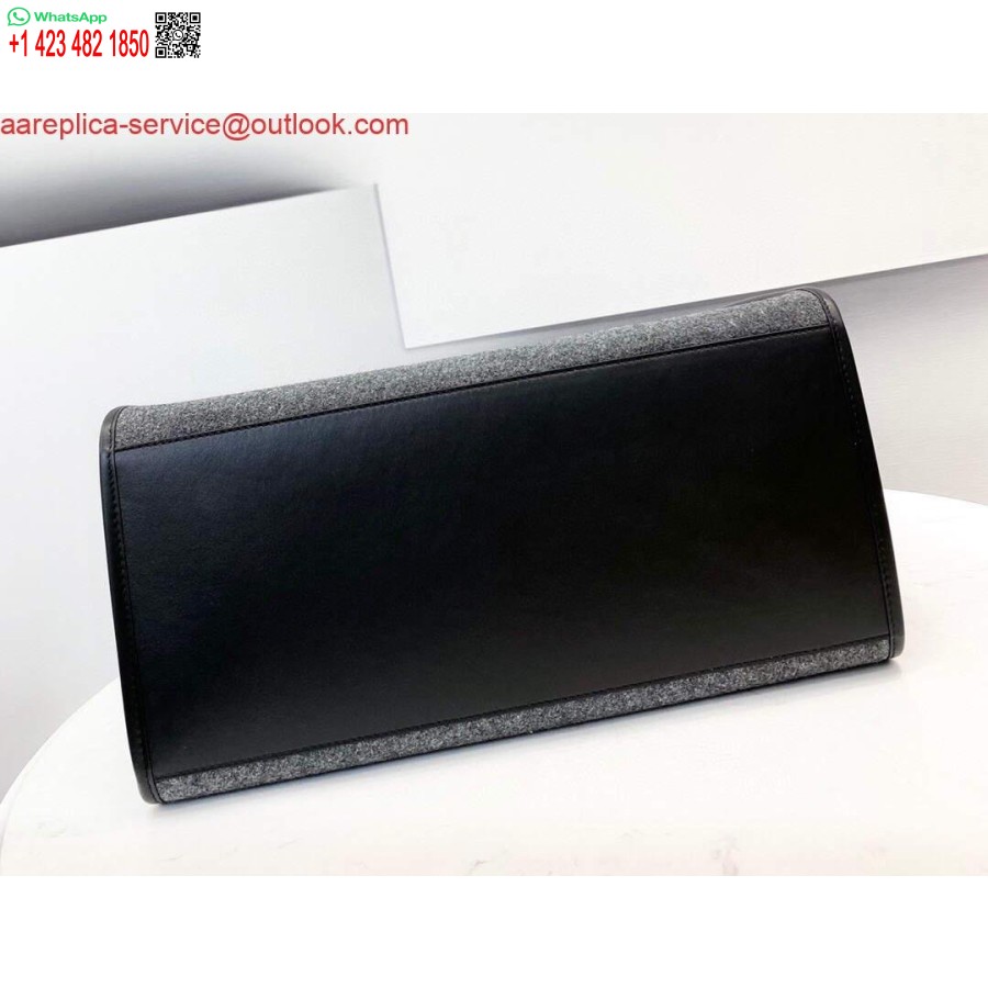 Реплика Fendi 8bh372 Sunshine, большая серая фланелевая сумка-шоппер 8266c