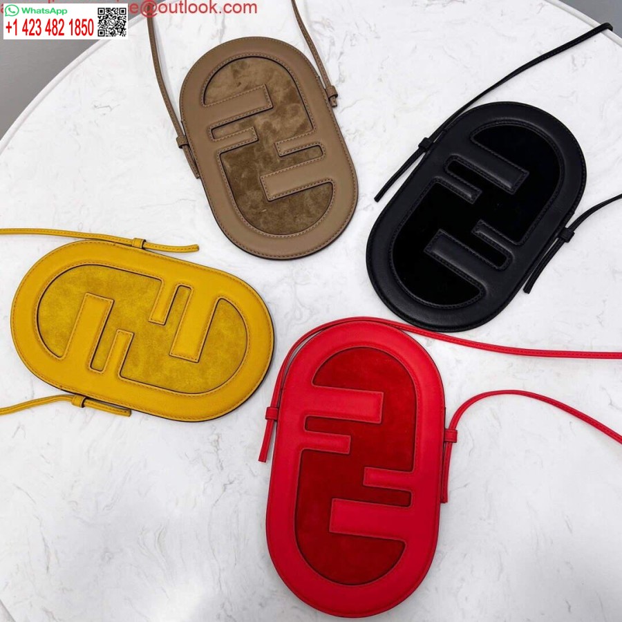 Replica Fendi 8526 Puhelimen Olkalaukku Keltainen