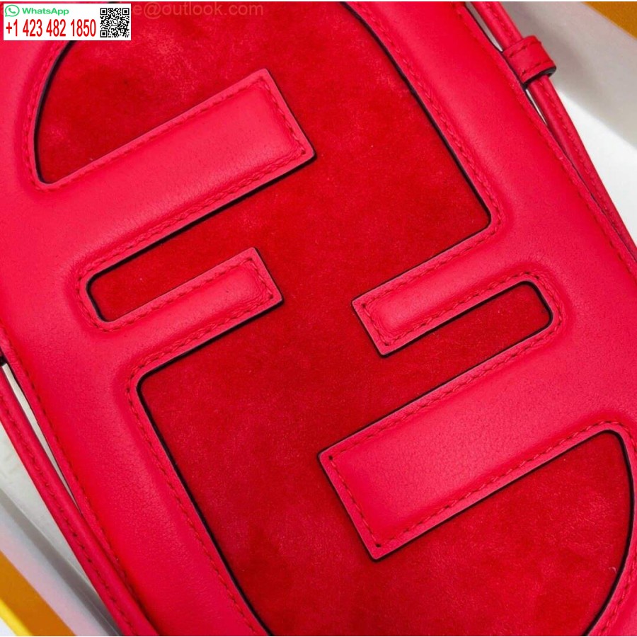 Replica Fendi 8526 Telefon Skulderveske Rød