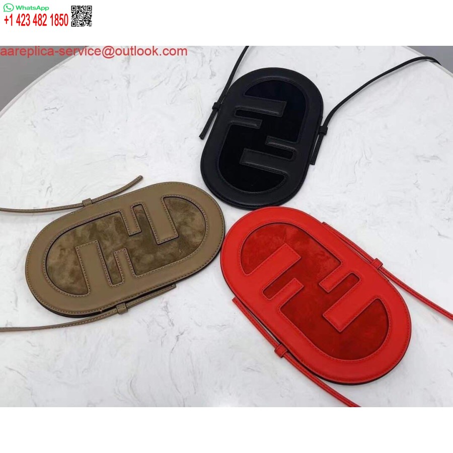 Replica Fendi 8526 Puhelimen Olkalaukku Punainen