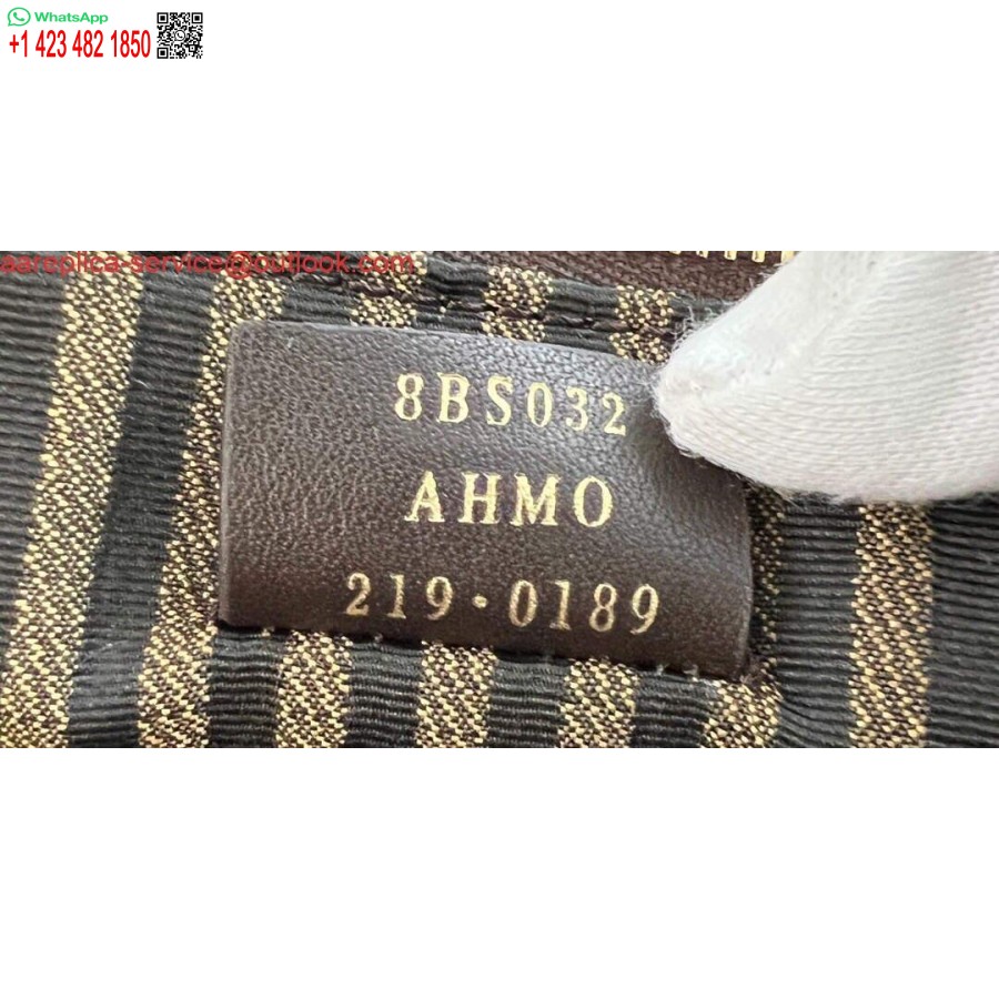 ρεπλίκα Fendi 8521 τσάντα ώμου Midi αλυσίδα μπαγκέτας λευκό