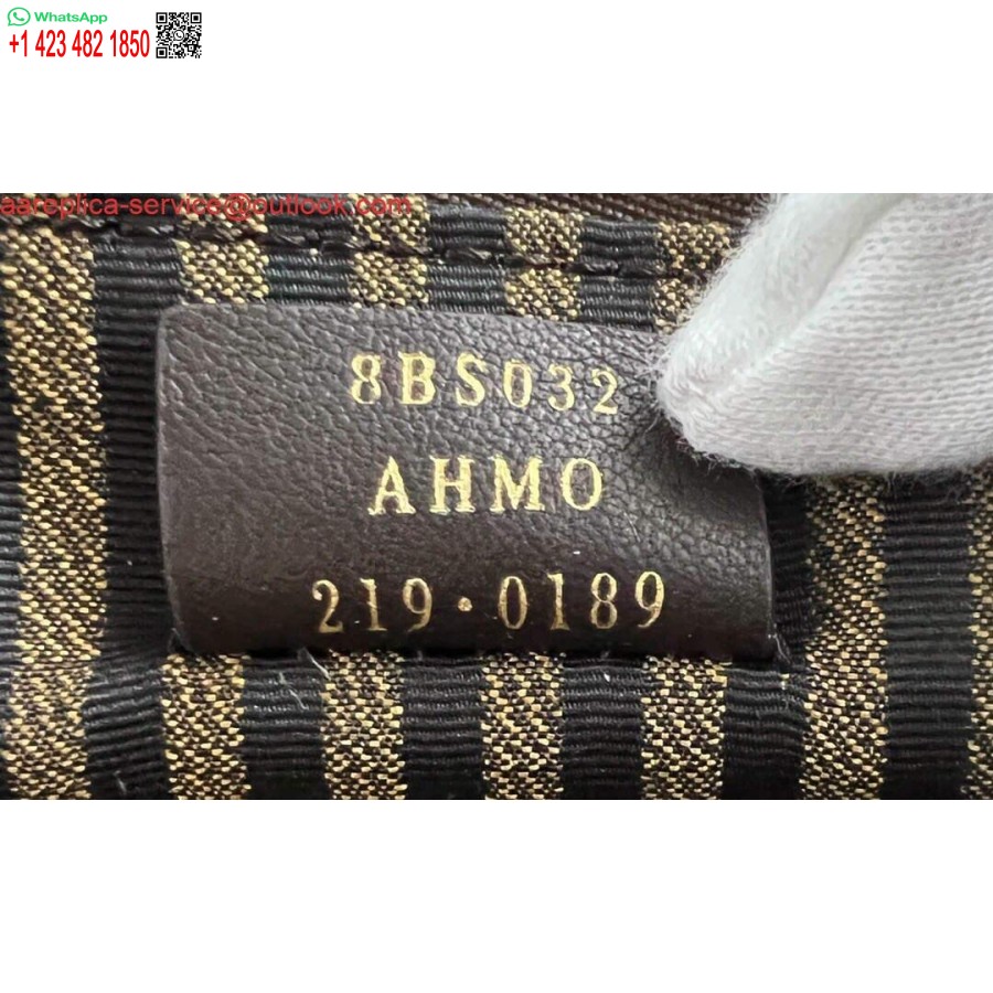 ρεπλίκα Fendi 8521 τσάντα ώμου Midi αλυσίδα μπαγκέτας γκρι