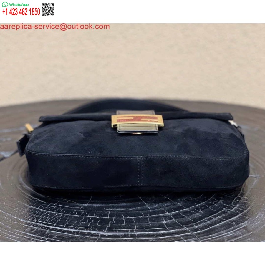 ماکت Fendi 8339 باگت میانسال سری تک رنگ کیف زیر بغل مشکی