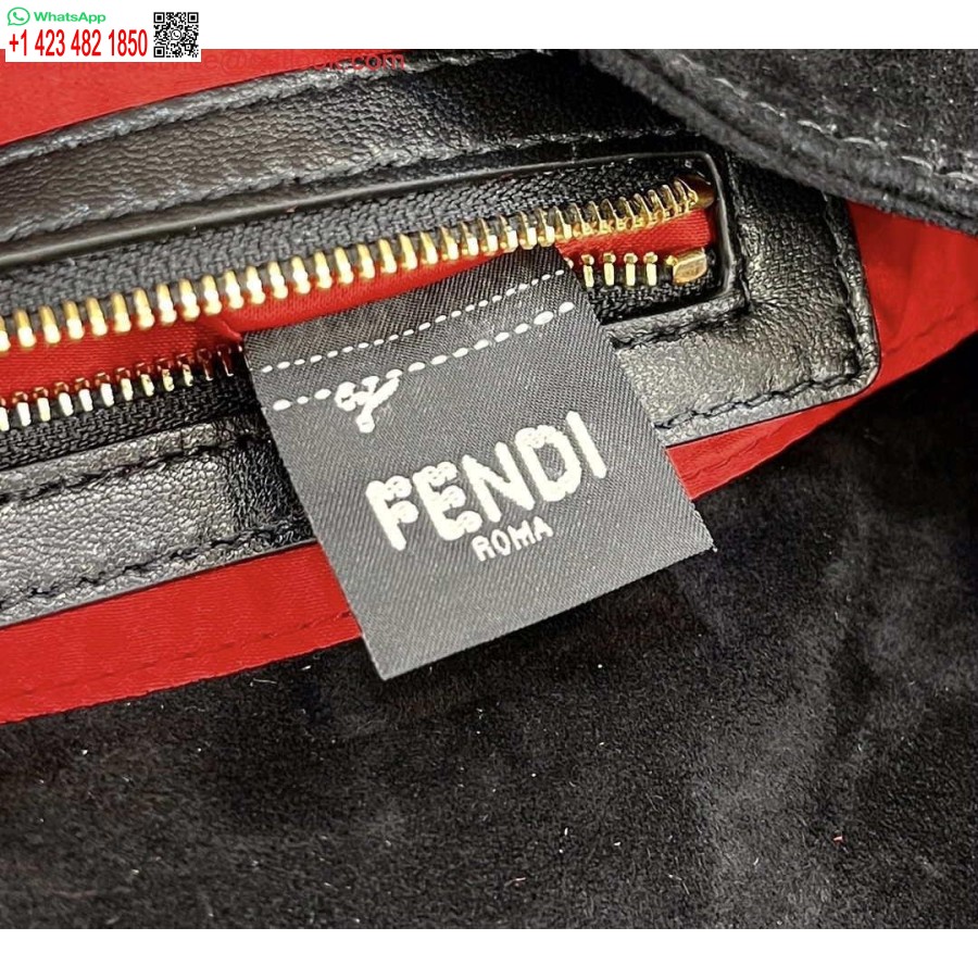 ماکت Fendi 8339 باگت میانسال سری تک رنگ کیف زیر بغل مشکی