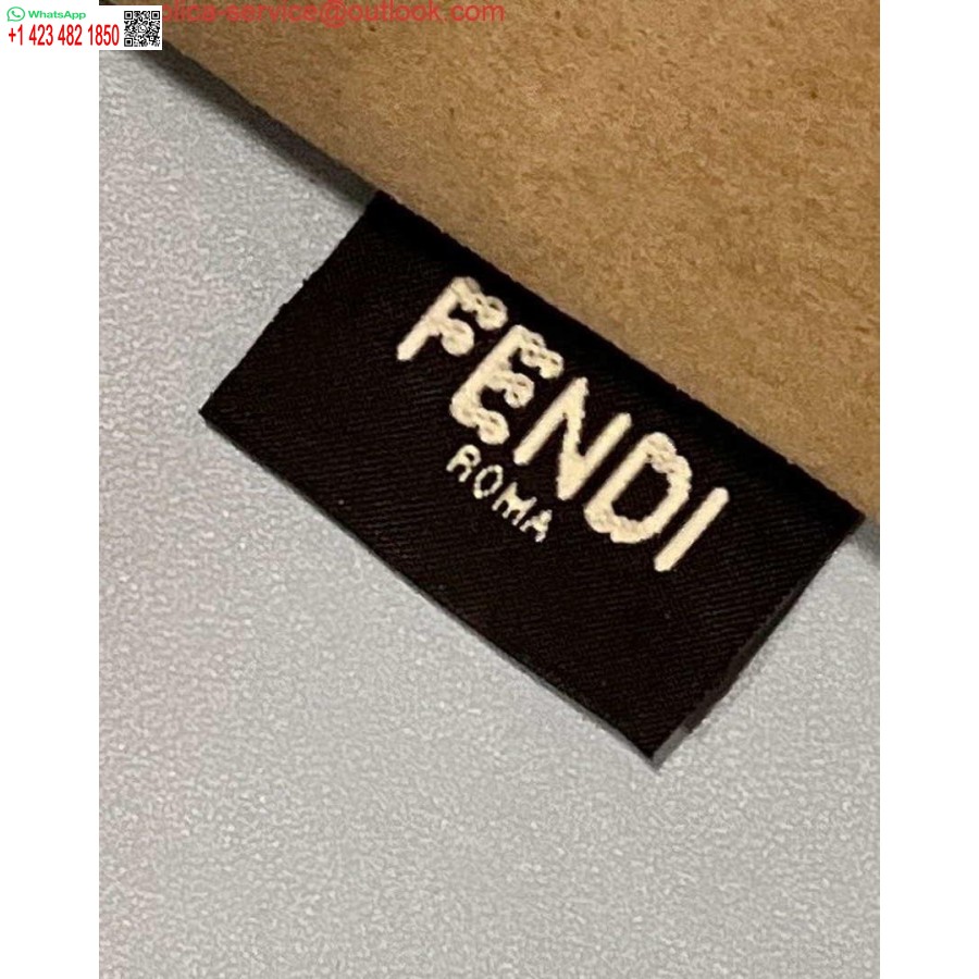 Реплика сумки Fendi 8266s Sunshine среднего размера 8bh386 светло-синего кожаного шоппера