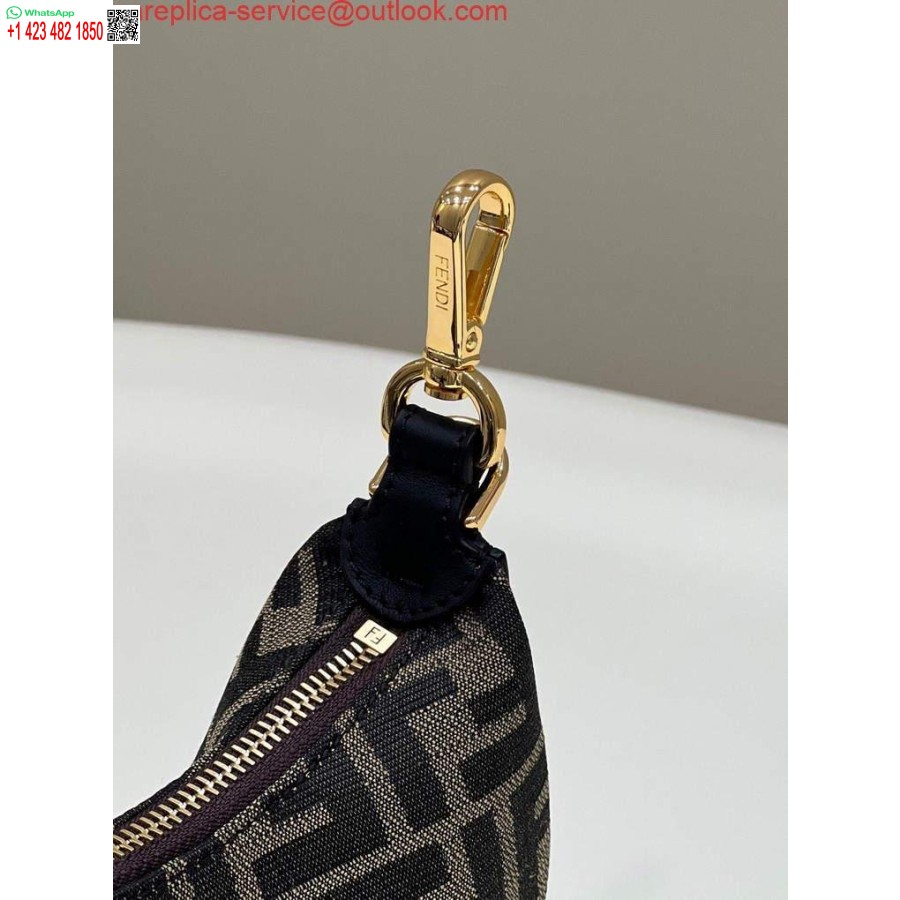 ماکت Fendi 7as089 نانو فندی گرافی قهوه قهوه ای چرم جذابیت 80056s