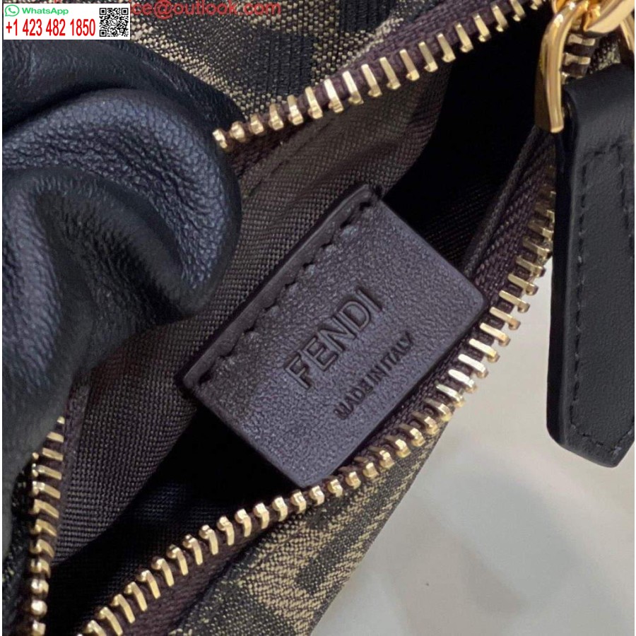 ماکت Fendi 7as089 نانو فندی گرافی قهوه قهوه ای چرم جذابیت 80056s