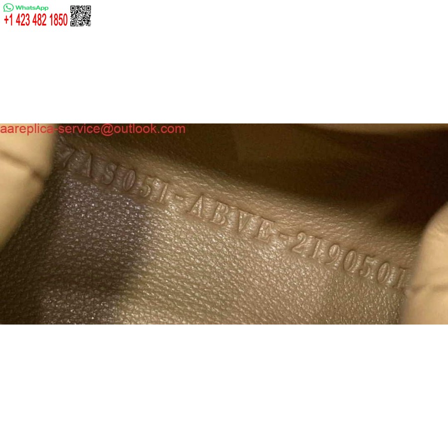 ρεπλίκα Fendi 7as051 Nano Fendi πρώτο γούρι σε δέρμα νάπα βερίκοκο