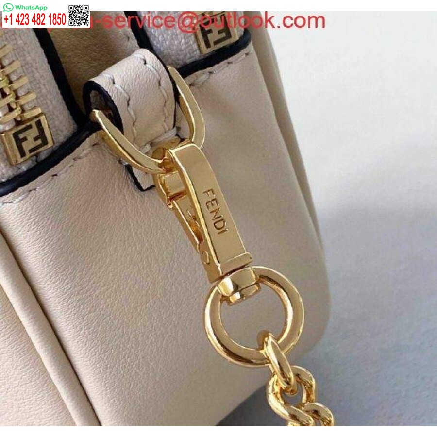 ماکت کیف دستی چرمی باگت آسان Fendi 70213 سفید