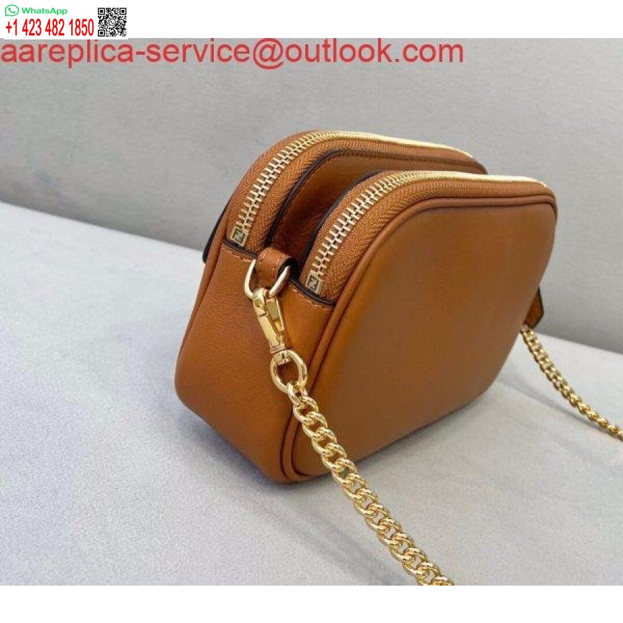 ماکت کیف دستی چرمی باگت آسان فندی 70213 قهوه ای