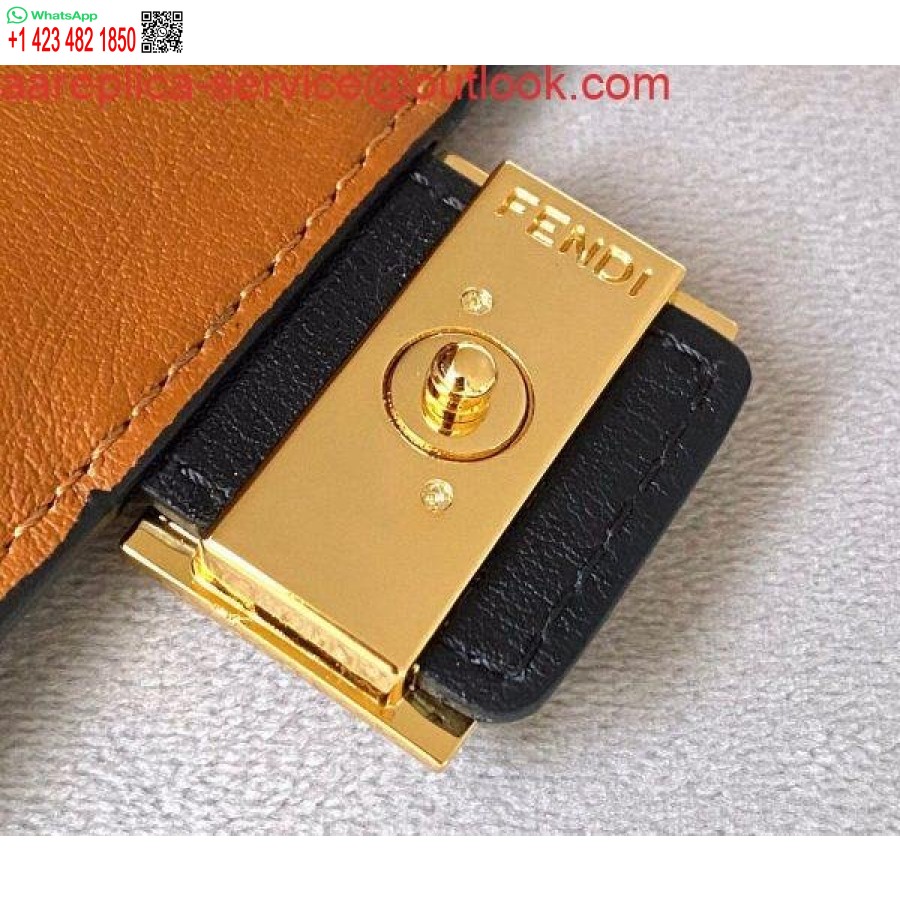 ماکت کیف دستی چرمی باگت آسان فندی 70213 قهوه ای