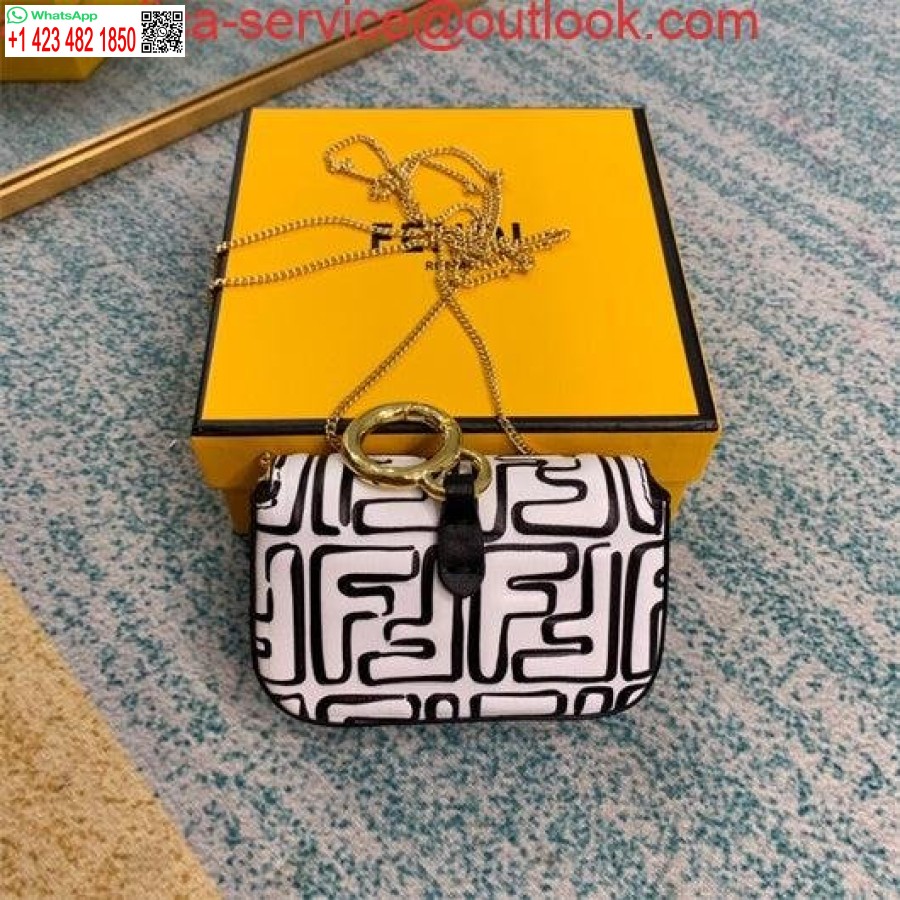 Replica Fendi 6801 Monogrammi Rento Tyyli Street Style Yhteistyö 2-suuntainen Ketjulaukku